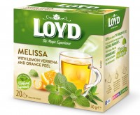 Loyd Melissa with Lemon Verbena and Orange Peel 20 x 1,5 g 